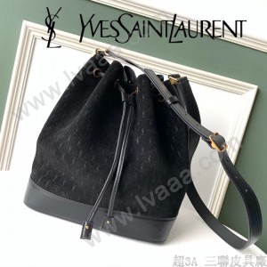YSL-15 YSL聖羅蘭新款原版皮麂皮水桶包