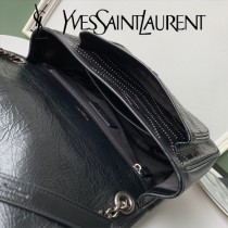 YSL-21 YSL新款Niki小號柳釘款斜挎包郵差包
