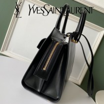 YSL-23-1 YSL聖羅蘭新款原版皮 UPTOWN大號鏡面小牛皮手提