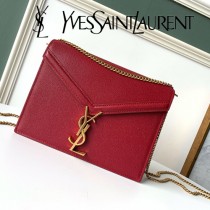 YSL新款型號532750-11 Cassandra魚子醬信封包