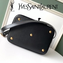 YSL-15 YSL聖羅蘭新款原版皮麂皮水桶包