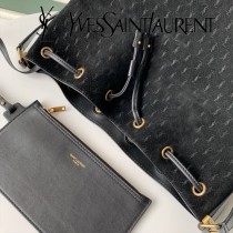 YSL-15 YSL聖羅蘭新款原版皮麂皮水桶包