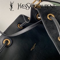 YSL-15 YSL聖羅蘭新款原版皮麂皮水桶包