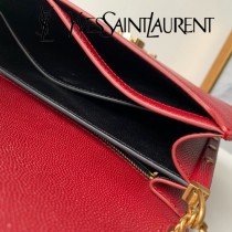 YSL新款型號532750-11 Cassandra魚子醬信封包