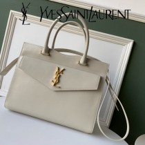 YSL-23 YSL聖羅蘭新款原版皮 UPTOWN大號鏡面小牛皮手提包