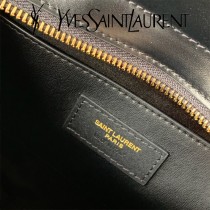 YSL-18-1 YSL聖羅蘭新款原版皮 UPTOWN小號鏡面小牛皮手提包