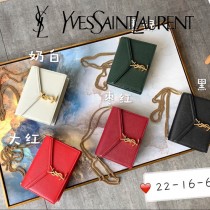 YSL新款型號532750-11 Cassandra魚子醬信封包