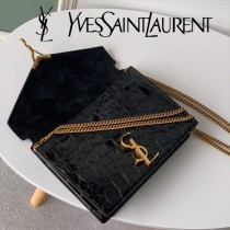 YSL新款型號532750-12 新皮紋龜紋鏈條包