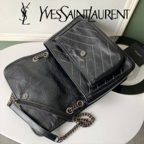 YSL-21 YSL新款Niki小號柳釘款斜挎包郵差包