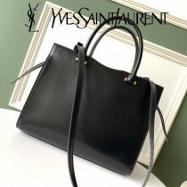 YSL-23-1 YSL聖羅蘭新款原版皮 UPTOWN大號鏡面小牛皮手提