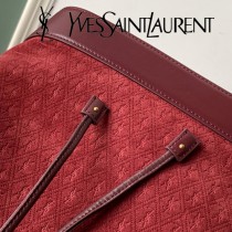 YSL-15-1 YSL聖羅蘭新款原版皮麂皮水桶包