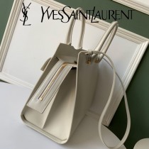 YSL-23 YSL聖羅蘭新款原版皮 UPTOWN大號鏡面小牛皮手提包