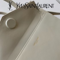 YSL-18 YSL聖羅蘭新款原版皮 UPTOWN小號鏡面小牛皮手提包