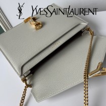 YSL新款型號532750-10 Cassandra魚子醬信封包