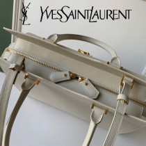 YSL-23 YSL聖羅蘭新款原版皮 UPTOWN大號鏡面小牛皮手提包