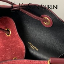 YSL-15-1 YSL聖羅蘭新款原版皮麂皮水桶包