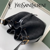 YSL-15 YSL聖羅蘭新款原版皮麂皮水桶包