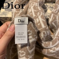 DIOR迪奧 針織毛線菱形圍巾 披肩