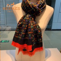 HERMES新款最頂級戒指絨 絲絨長巾