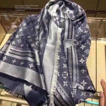 LV最新 STUDDY DENIM MONOGRAM披肩 三色