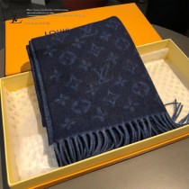 LV專櫃同步 雙面漸變花紋羊絨圍巾客供羊絨大長巾