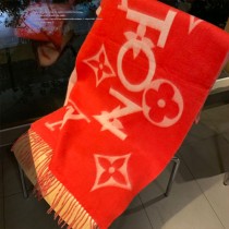 LV新款 經典提花寬幅羊絨全幅超大LOGO百搭圍巾