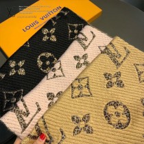 LV最新歐根紗提花毛線圍巾