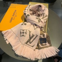 LV最新歐根紗提花毛線圍巾