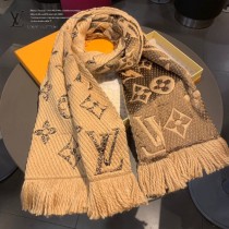 LV最新歐根紗提花毛線圍巾