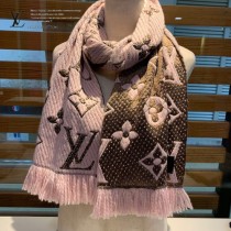 LV最新歐根紗提花毛線圍巾