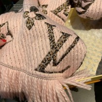 LV最新歐根紗提花毛線圍巾