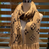 LV最新歐根紗提花毛線圍巾