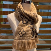 LV最新歐根紗提花毛線圍巾