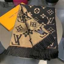 LV最新歐根紗提花毛線圍巾