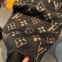 LV最新歐根紗提花毛線圍巾
