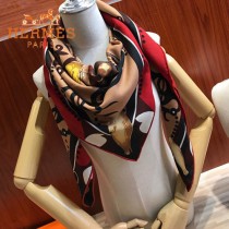 HERMES愛馬仕絲羊絨方巾