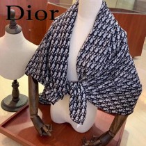 Dior迪奧頂級真絲羊絨方巾