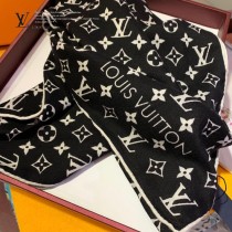 Lv 羊絨斜紋長巾