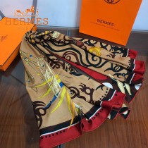 HERMES愛馬仕絲羊絨方巾