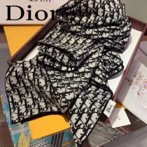 Dior迪奧頂級真絲羊絨方巾