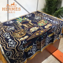 HERMES愛馬仕絲羊絨方巾