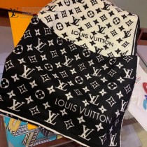 Lv 羊絨斜紋長巾