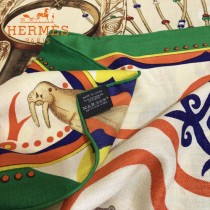 HERMES愛馬仕絲羊絨方巾