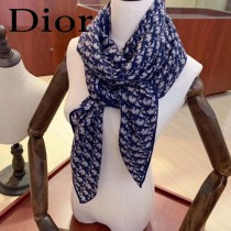 Dior迪奧頂級真絲羊絨方巾