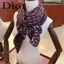 Dior迪奧頂級真絲羊絨方巾