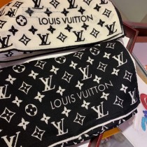 Lv 羊絨斜紋長巾