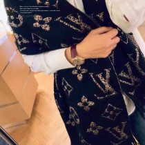 LV MONOGRAM GIANT JUNGLE LOGOMANIA 圍巾