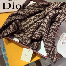 Dior迪奧頂級真絲羊絨方巾