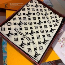 Lv 羊絨斜紋長巾