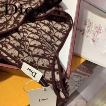Dior迪奧頂級真絲羊絨方巾
